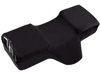 Poduszka kosmetyczna do przedłużania rzęs, czarna