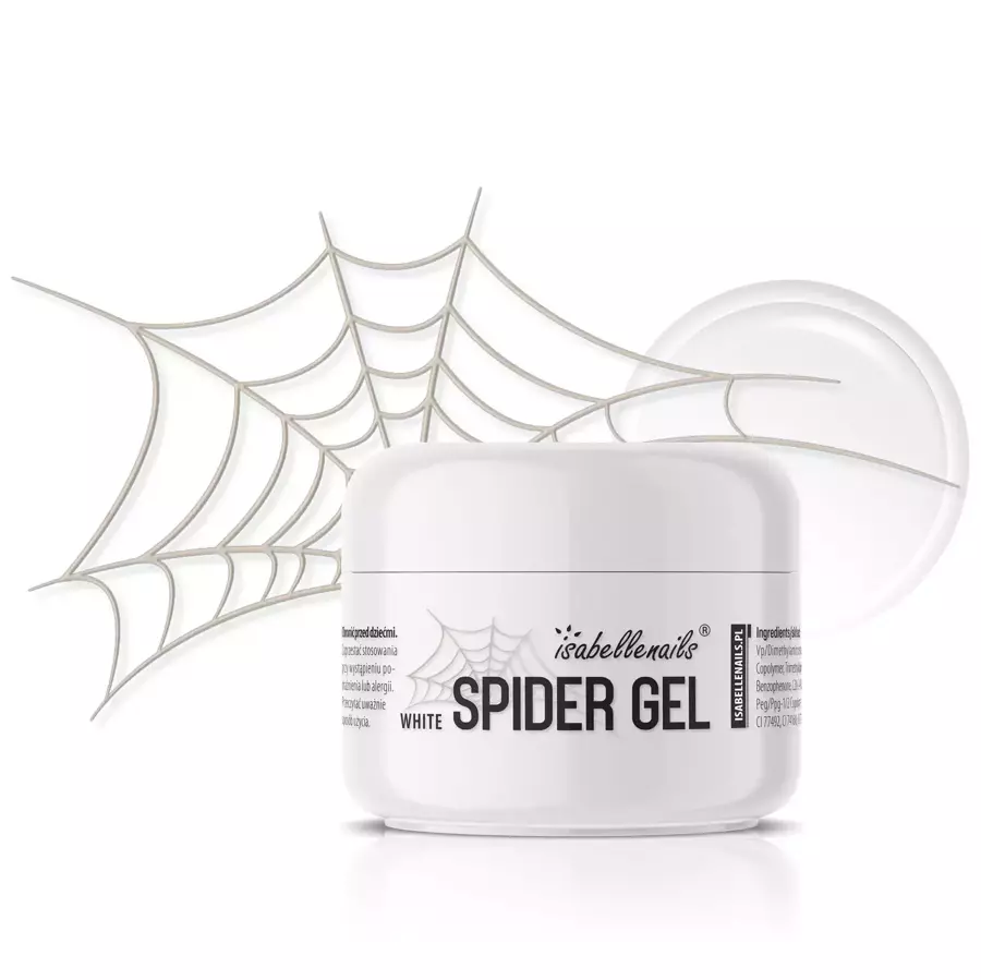 Spider gel żel do zdobień white isabellenails 5 g
